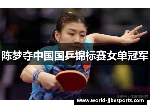 陈梦夺中国国乒锦标赛女单冠军
